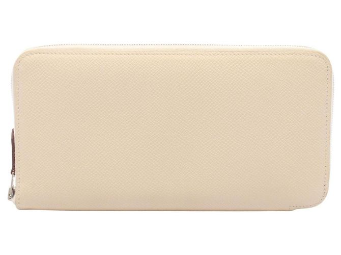 Hermès Hermes Azap Long Silk Wallet Cream