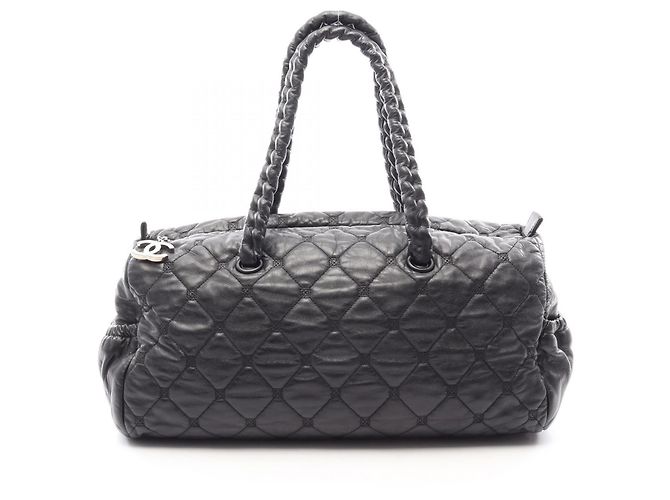 Sac à main Chanel Matelassé Boston Bag Noir