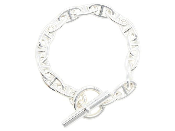 Hermès Hermes Chaine d'Ancre GM Charm Bracelet Silvery