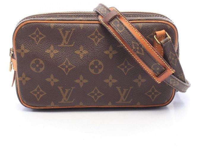 Borsa a tracolla Louis Vuitton Marly Bandoulière Monogram Marrone