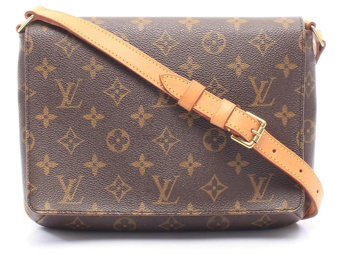Bolsa de Ombro Louis Vuitton Musette Tango Monogram Marrom