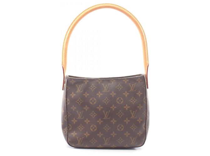 Bolsa de Ombro Louis Vuitton Looping MM Marrom