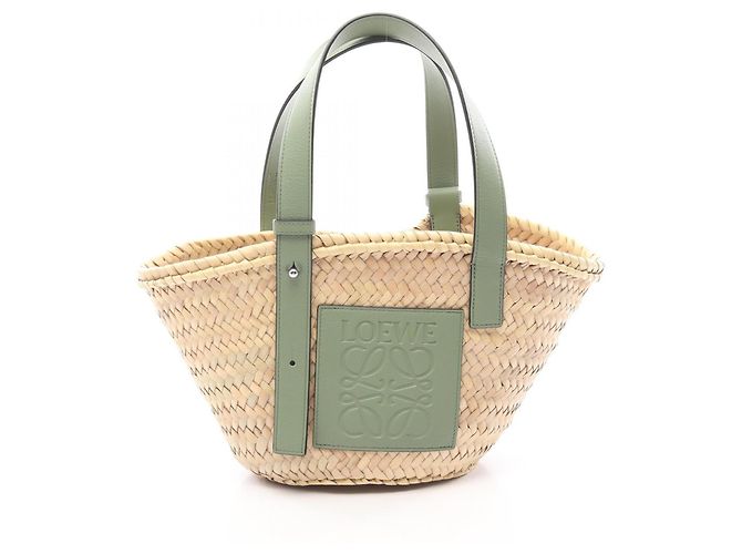 Loewe Basket Bag S Small Handtasche Beige Grün