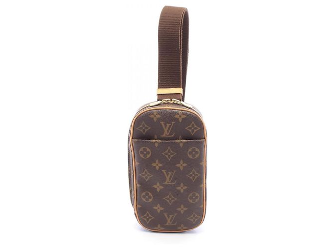 Louis Vuitton Pochette Gange Waist Bag Marron Monogramme