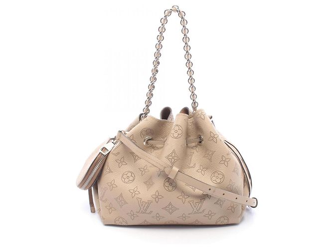 Louis Vuitton Bella Mahina Galet 2-Way Handtasche Beige