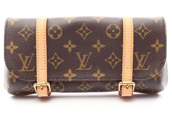 Bolsa de cintura Louis Vuitton Pochette Marelle Marrom