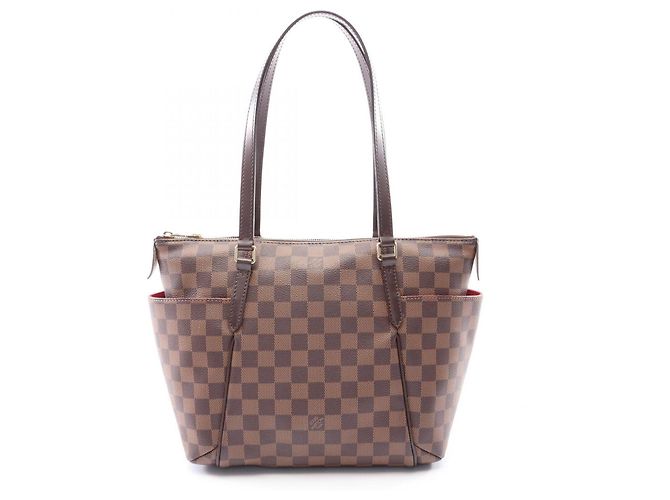 Sac Cabas Louis Vuitton Totally PM Marron Damier ebène