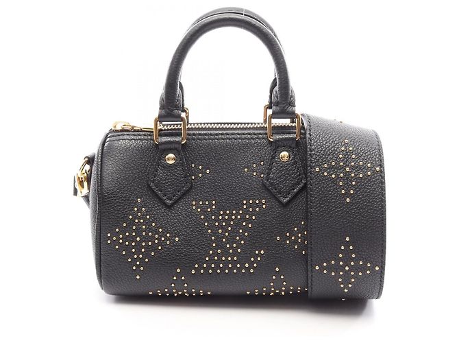 Bolsa Louis Vuitton Nano Speedy 2-Way Preto