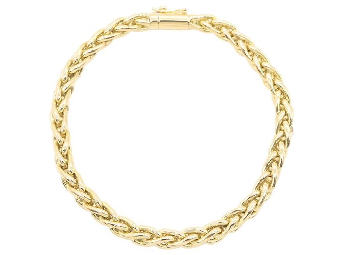 Bulgari Bracciale con charm Bvlgari in oro giallo 18K D'oro
