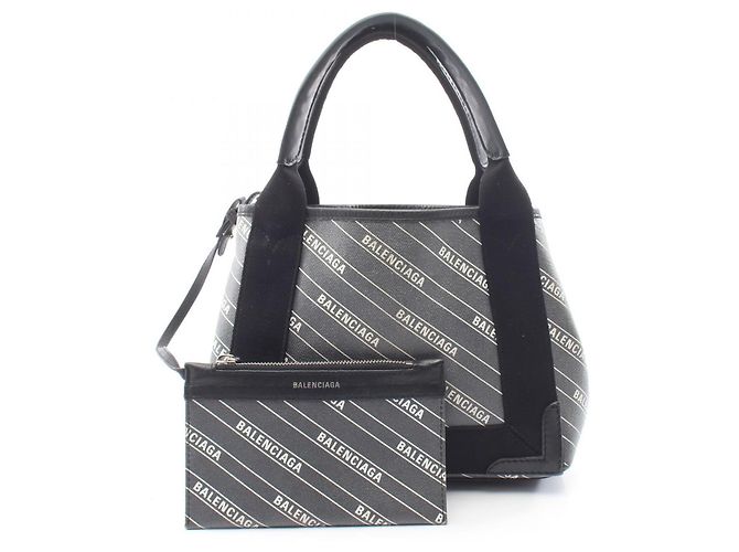 Balenciaga Cabas XS Handtasche Navy Schwarz