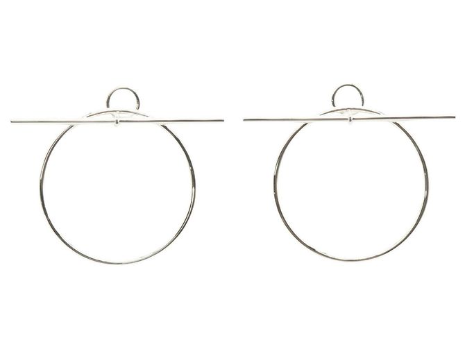 Hermès Pendientes Loop Hermes en Silver 925 Plata