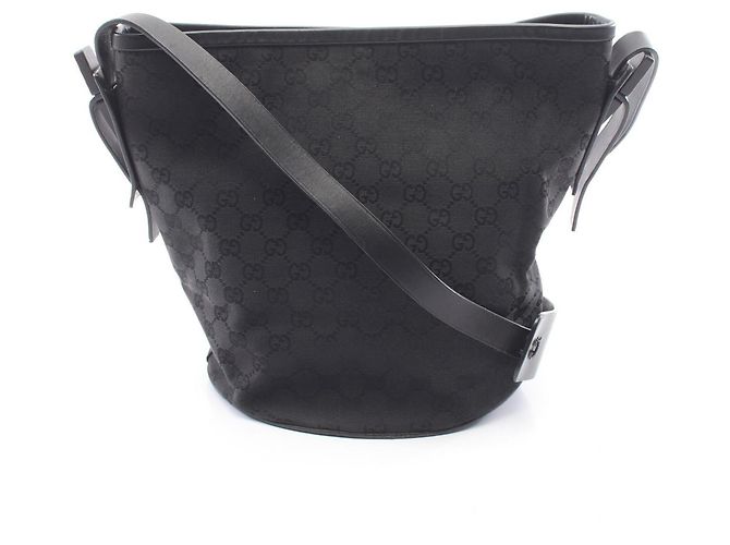 Borsa a tracolla Gucci GG Canvas - Black Nero