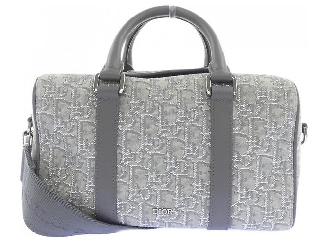 Borsa Christian Dior Dior LINGOT 26 Oblique Marrone