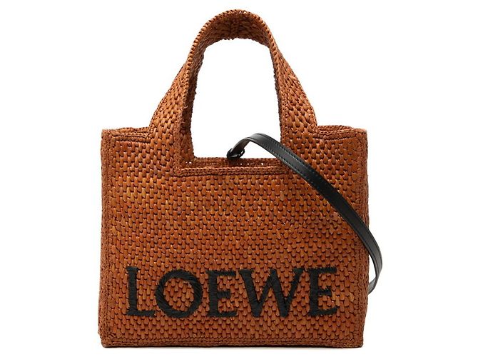 Sac à main Loewe Font Tote Small Marron