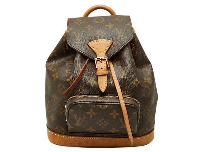 Zaino Louis Vuitton Monogram Mini Montsouris Marrone