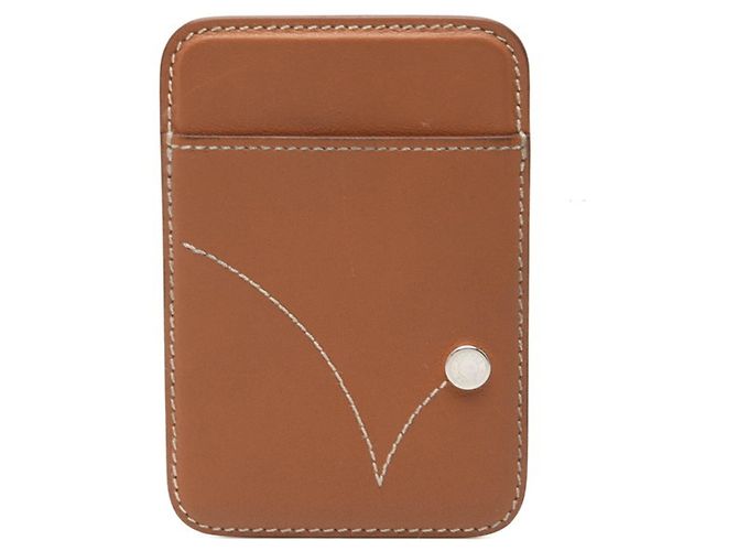Hermès Tarjetero Hermes Eman Le Bon Castaño