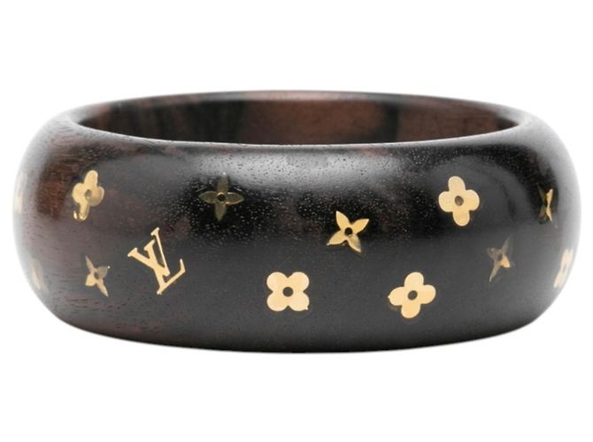 Pulseira de Berloques Louis Vuitton Sylvania GM Marrom Dourado