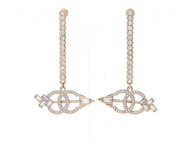 Orecchini Chanel Coco Mark Arrow Swing B23C D'oro