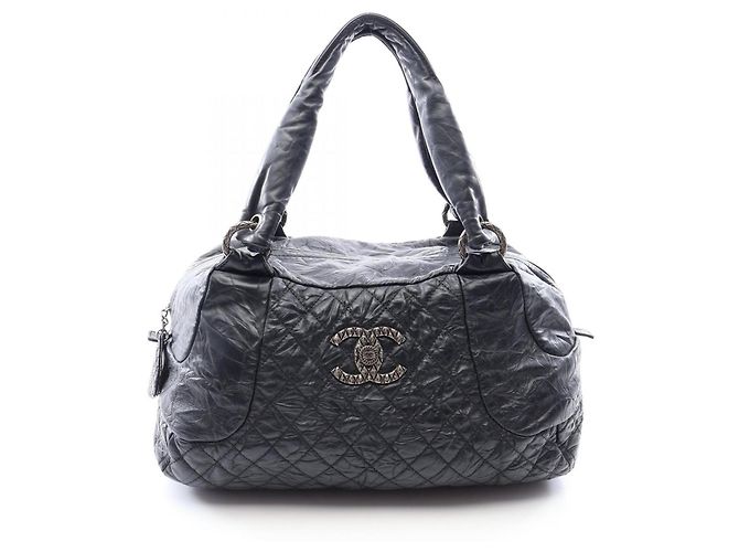 Sac Bowling Chanel Coco Rider Noir