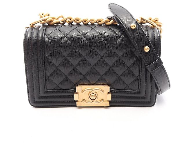 Chanel Boy Small Handtasche Schwarz