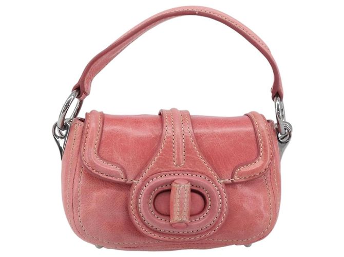 Prada Turnlock Flap Soft Calf Small Rosa