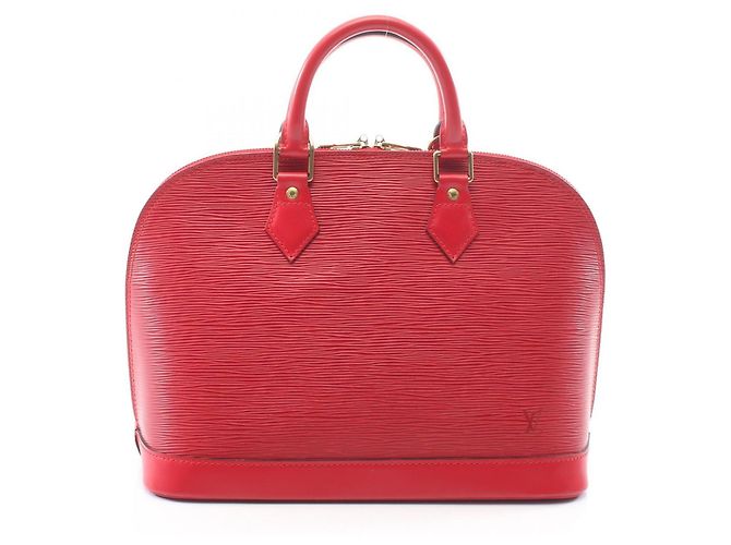 Sac à main Louis Vuitton Alma Rouge