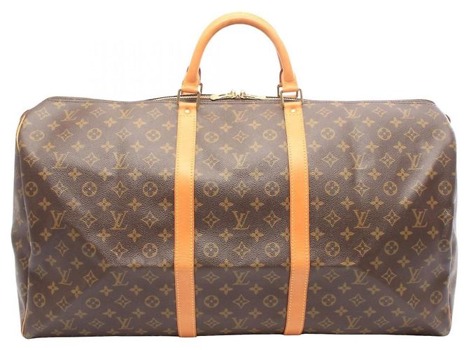 Bolsa Boston Louis Vuitton Keepall 60 Marrom