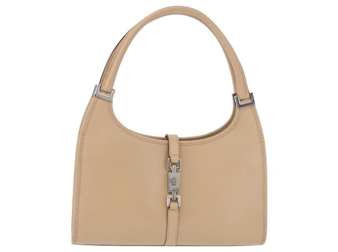 Gucci Jackie Leather Small Bege