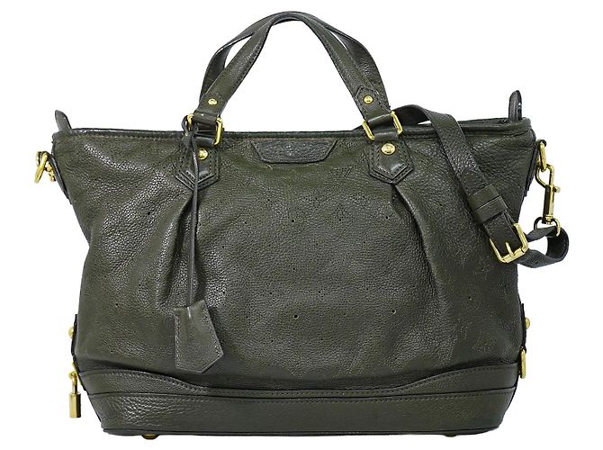 Louis Vuitton Stellar Mahina Leather PM Kaki