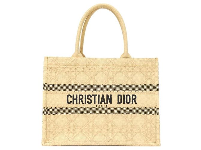 Borsa Christian Dior Book Tote Medium Beige
