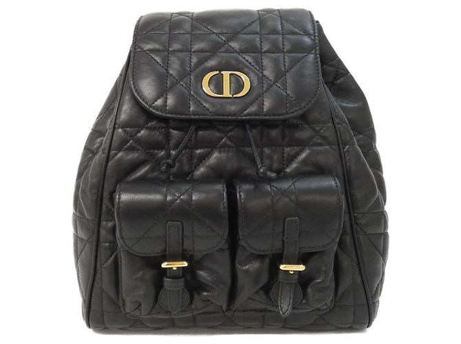 Christian Dior Calo Medium Rucksack Schwarz