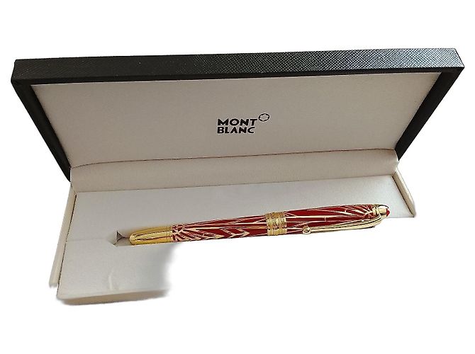 Montblanc Muses Marilyn Monroe Special Edition Füllfederhalter Rot Golden
