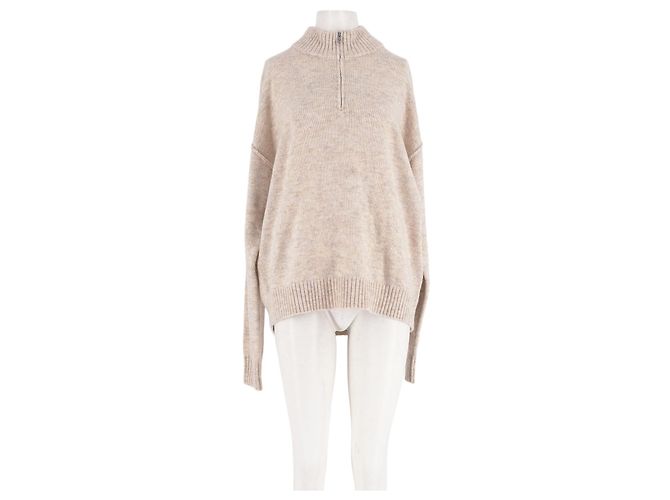 Autre Marque ALO Wollpullover beige