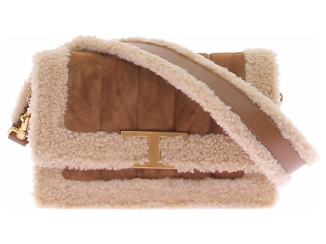 Bolsa Tod's Timeless em couro marrom