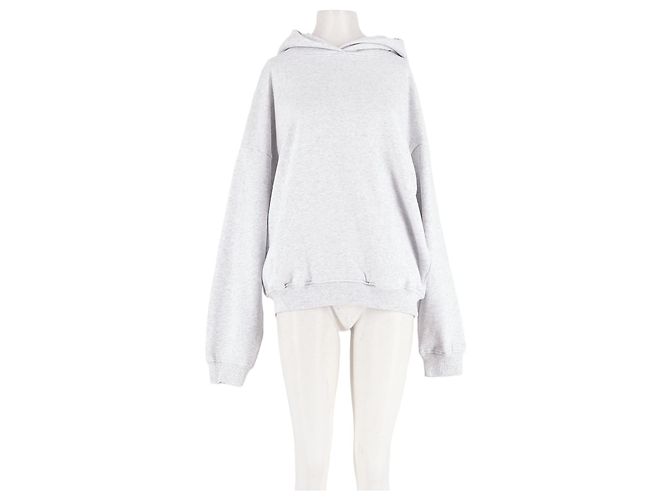 Autre Marque GARAGE Baumwollpullover grau