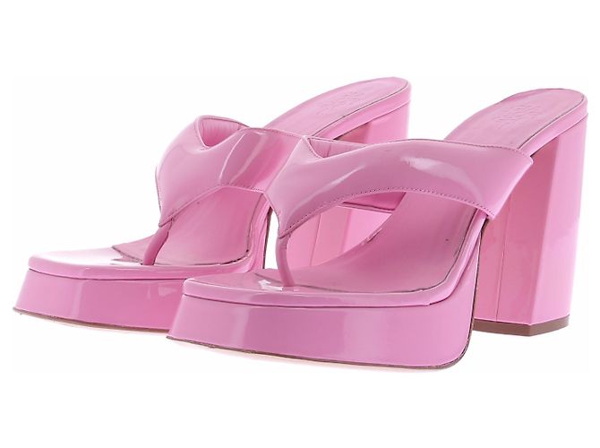 Autre Marque GIA BORGHINI Pink Leather Platforms