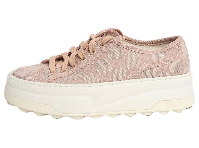 Gucci Baskets monogrammées roses - size EU 36 (UK 3)