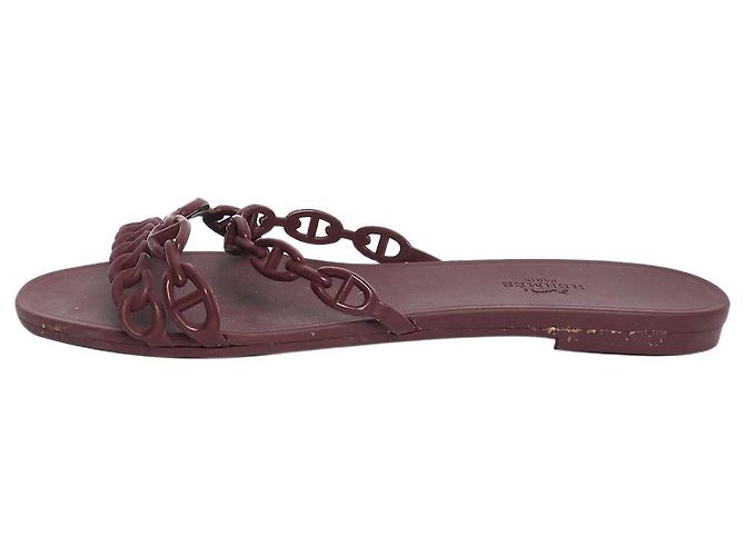 Hermès Sandali Bordeaux Rivage - size EU 40 Bordò