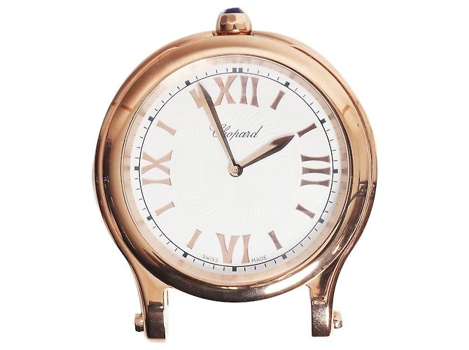 Chopard Rose gold Happy Sport table clock Golden