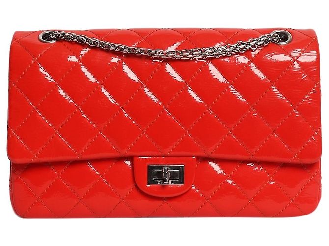 Chanel Borsa double flap 2.55 reissue rossa Rosso