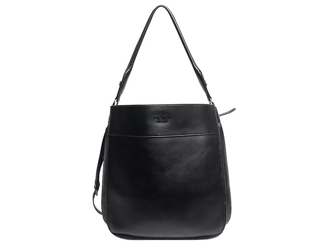 Prada Borsa a tracolla Margit in pelle nera Nero