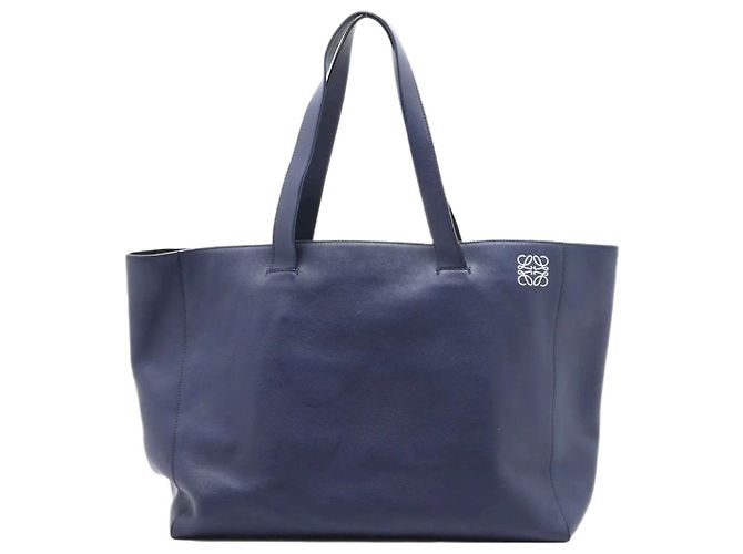 Loewe Borsa tote in pelle Anagram blu