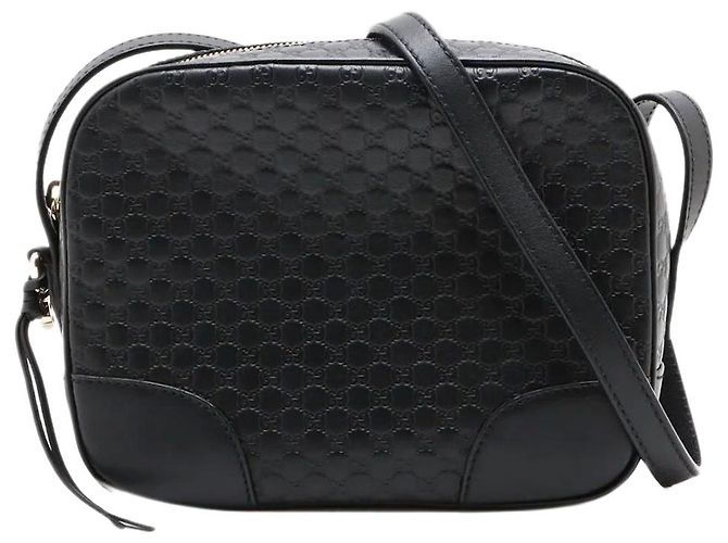 Borsa camera in pelle Guccissima nera Nero