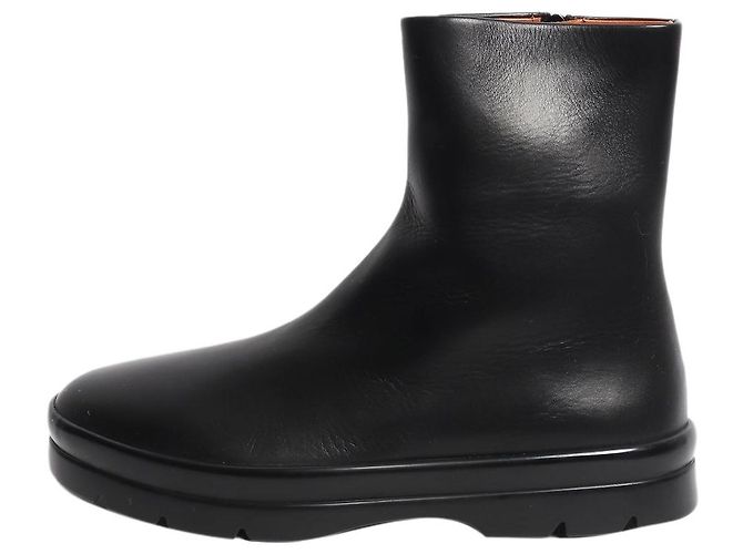 The row Black leather ankle boots - size EU 38.5 (UK 5.5)