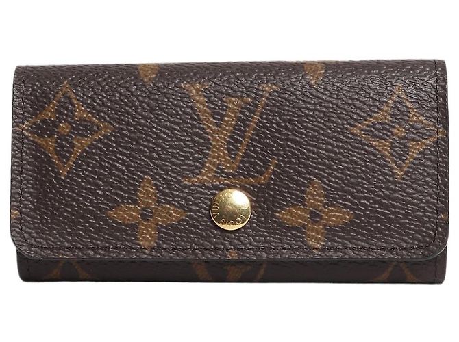 Louis Vuitton Monogram 4 Key Holder Braun