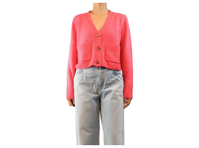 Autre Marque Cardigan aus Kaschmir-Mischung in Rosa - Größe M Pink