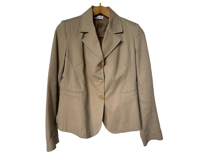 Chaqueta de algodón beige Mila Schön
