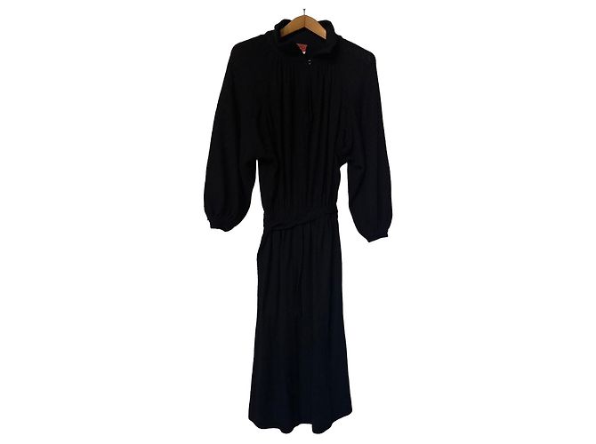Missoni schwarzes Wollkleid