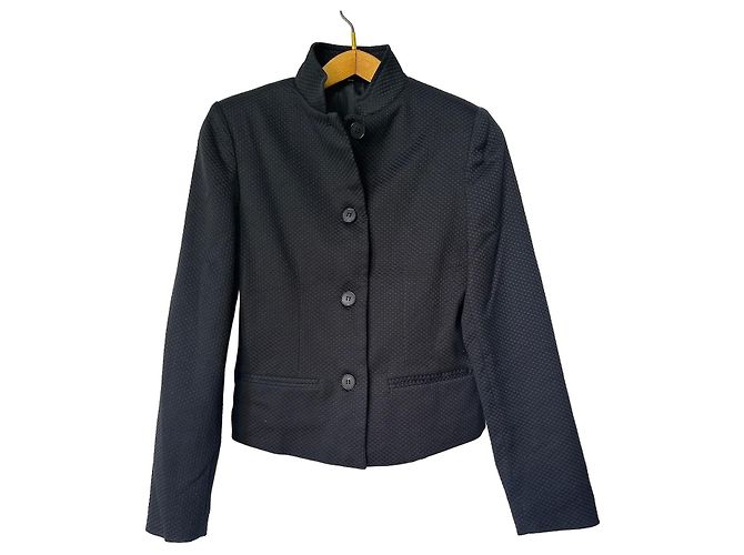Sandro Kurze schwarze Jacke