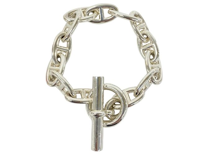 Hermès Bracciale Hermes Vintage Chaine d'Ancre MM 15-link Argento
